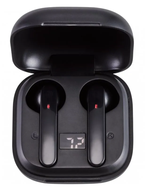 Фото - Навушники POSS Słuchawki Bluetooth PSTWSCHUM - czarne