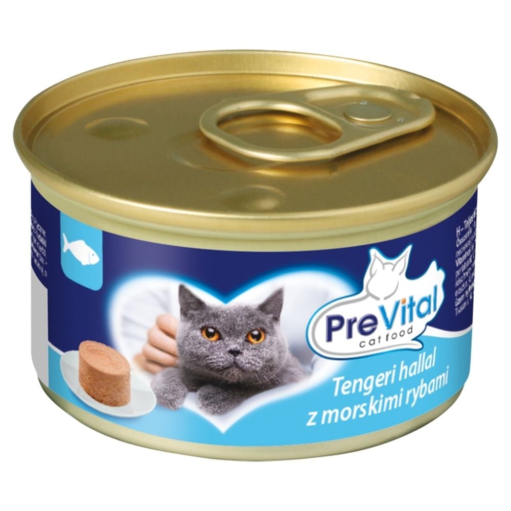 PreVital Karma dla kotów z rybami morskimi 85 g