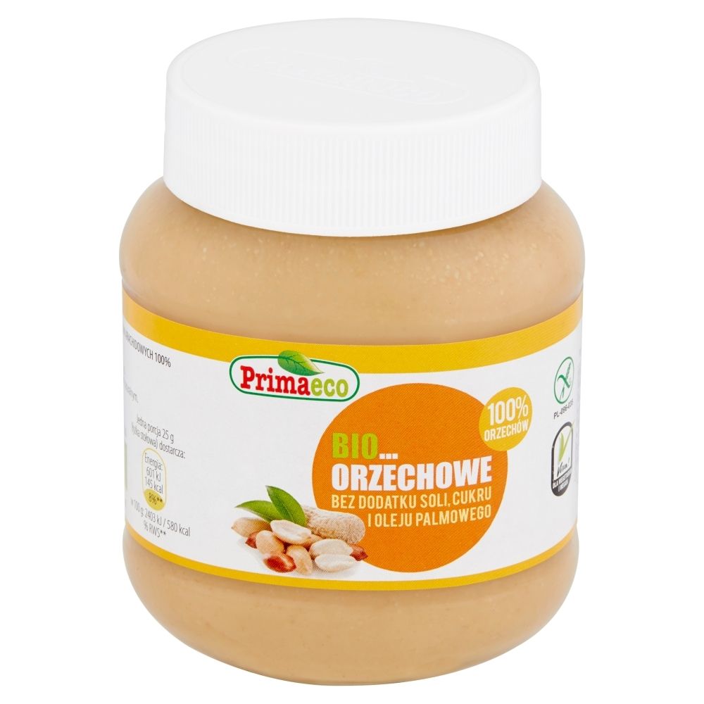 Primaeco Bio pasta orzechowa 100% orzechów 350 g