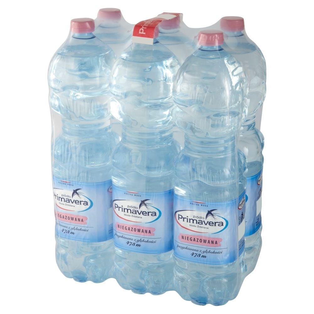 Woda źródlana Dla Niemowląt Ranking Primavera Woda źródlana niegazowana 6 x 1,5 l - Zakupy online z dostawą