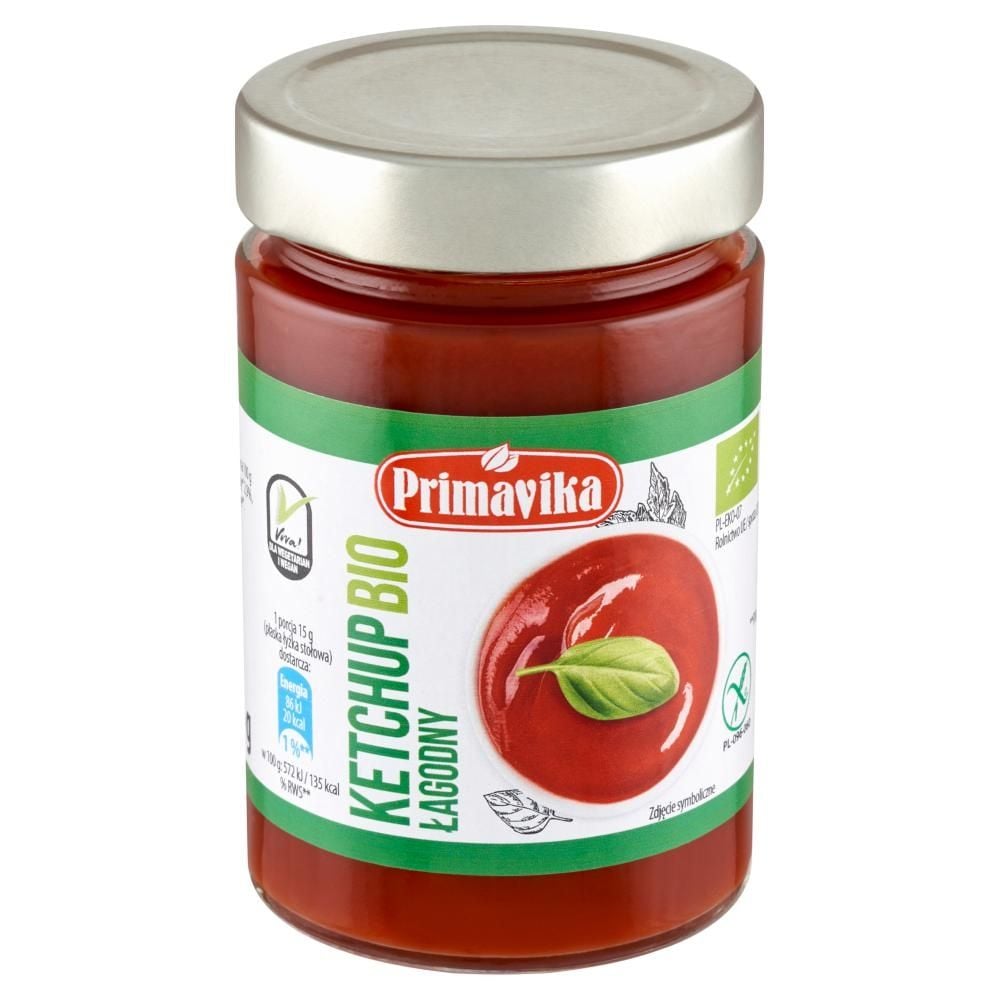 Primavika Ketchup bio łagodny 315 g