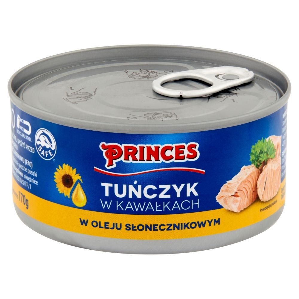 Princes Tuńczyk w kawałkach w oleju słonecznikowym 170 g