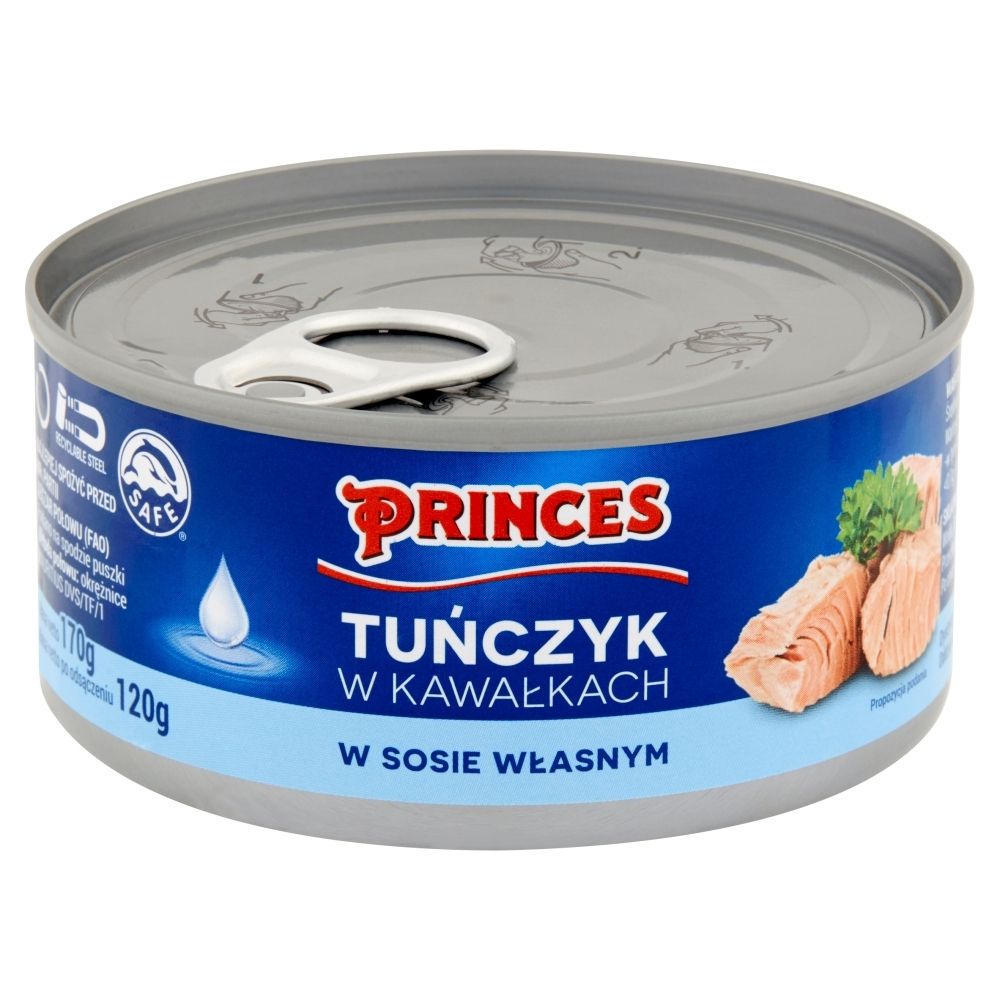 Princes Tuńczyk w kawałkach w sosie własnym 170 g