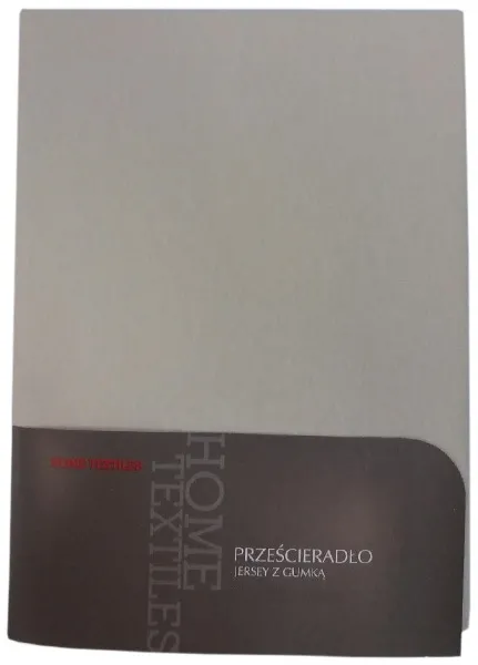 Prześcieradło MAR-POL Jersey gumka 90 Ecru