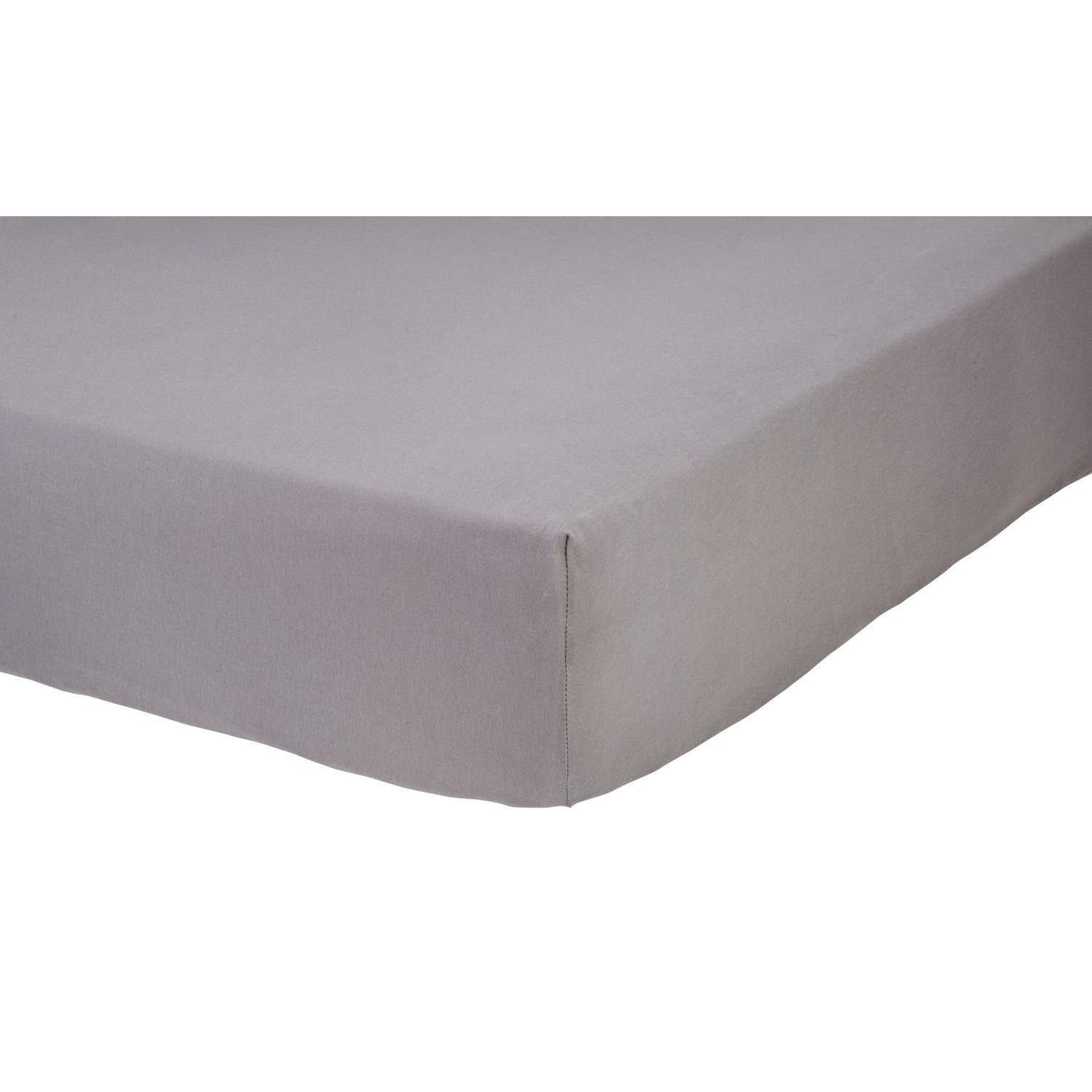 Prześcieradło Tex Jersey z Gumką Szary 140X200