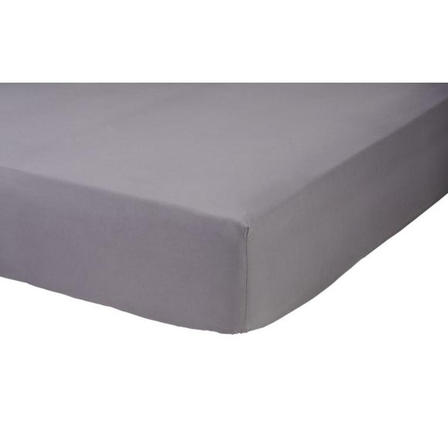 Prześcieradło Tex Mikrofibra z Gumką Szary 160X200