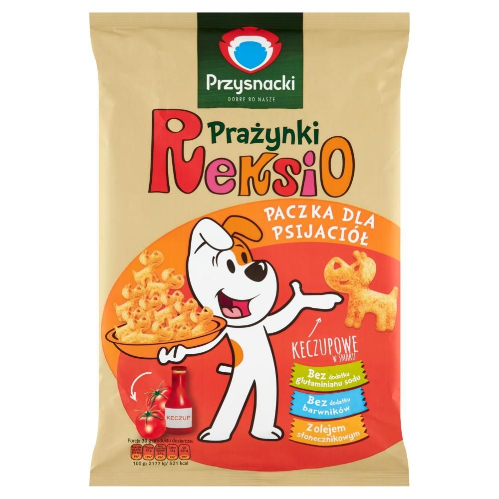 Przysnacki Reksio Prażynki keczupowe w smaku 150 g
