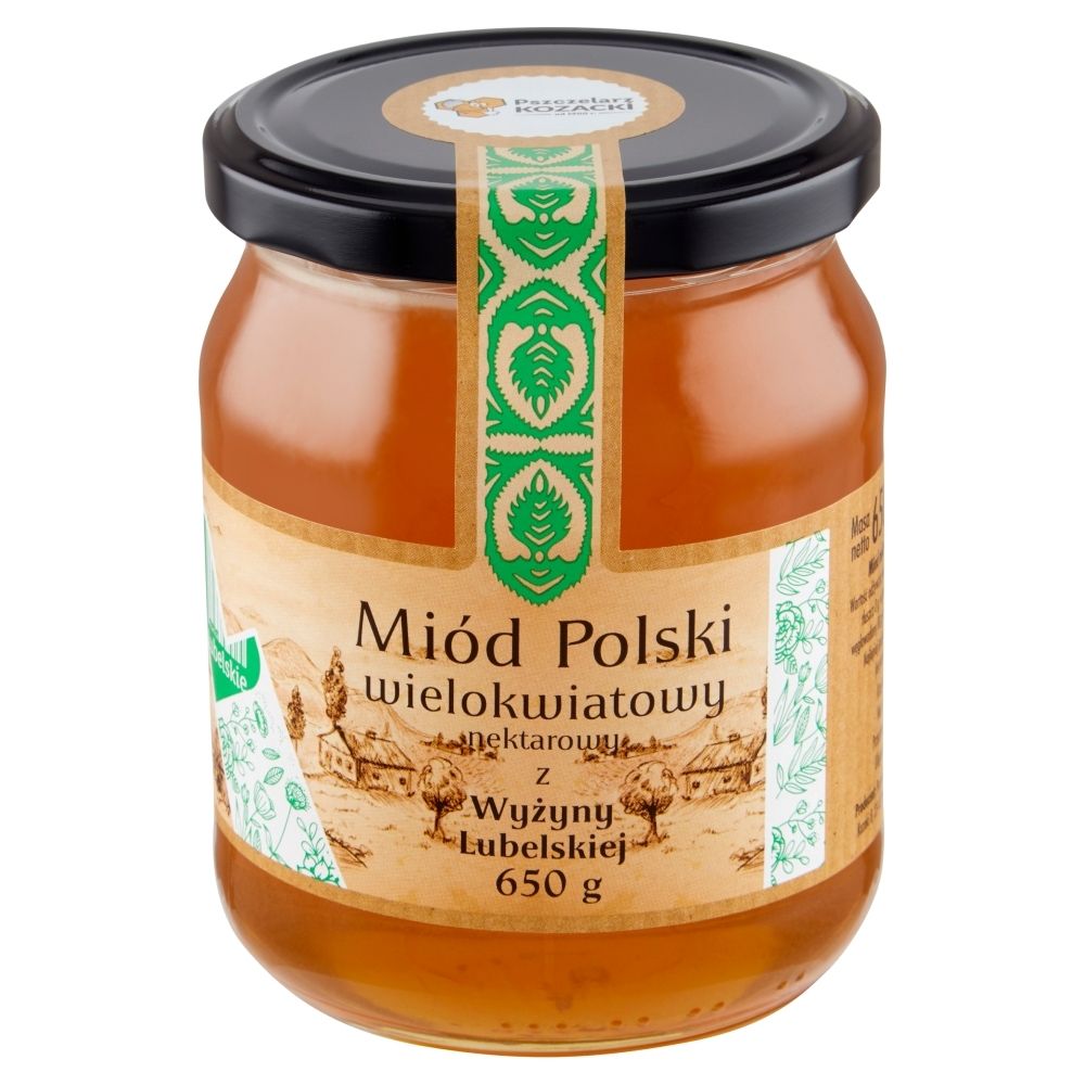 Pszczelarz Kozacki Miód polski wielokwiatowy nektarowy 650 g