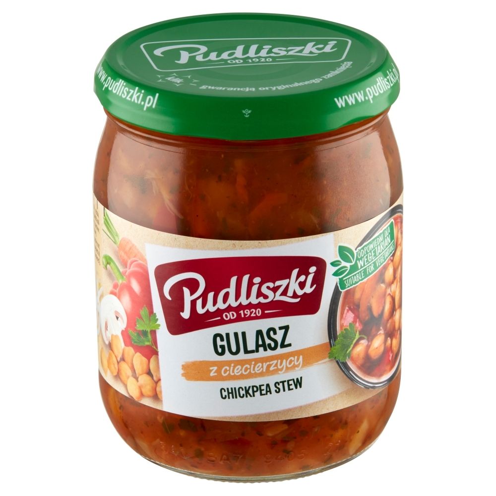 Pudliszki Gulasz z ciecierzycy 500 g