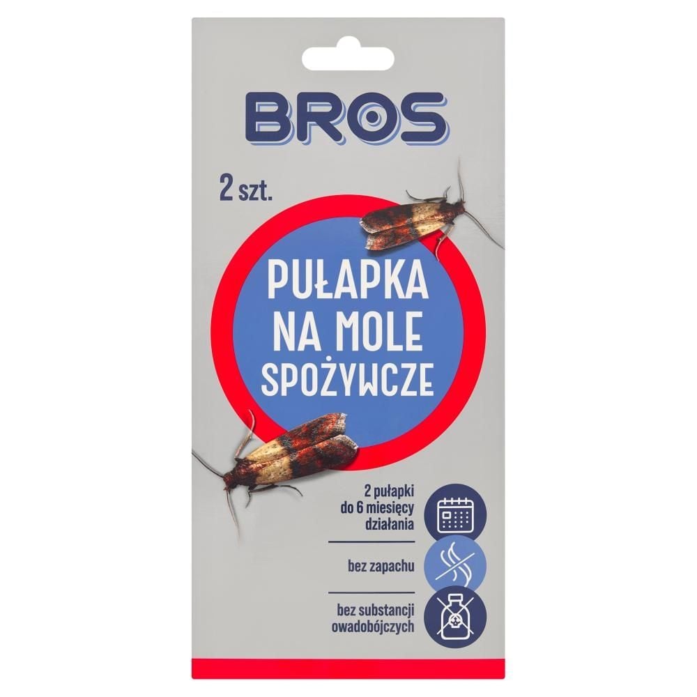 Bros Pułapka na mole spożywcze 2 sztuki