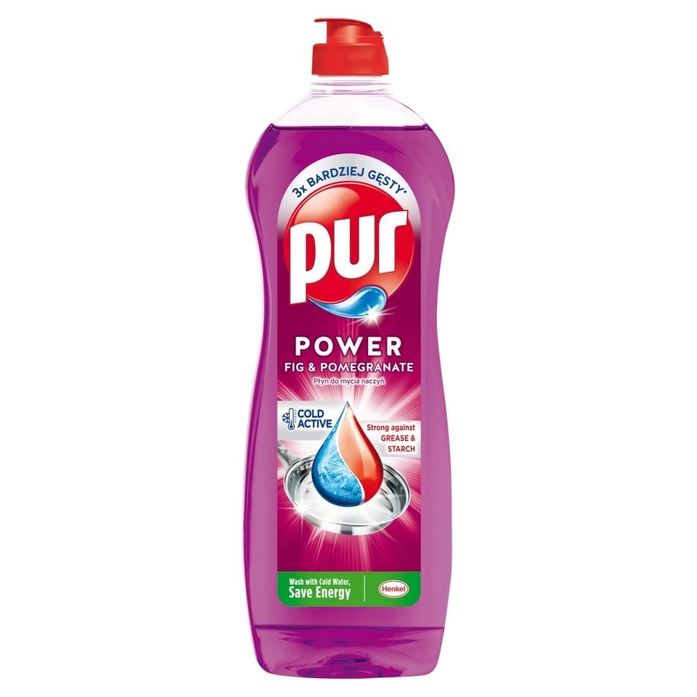Фото - Таблетки для посудомийки Pur Power Fig & Pomegranate Płyn do mycia naczyń 750 ml 