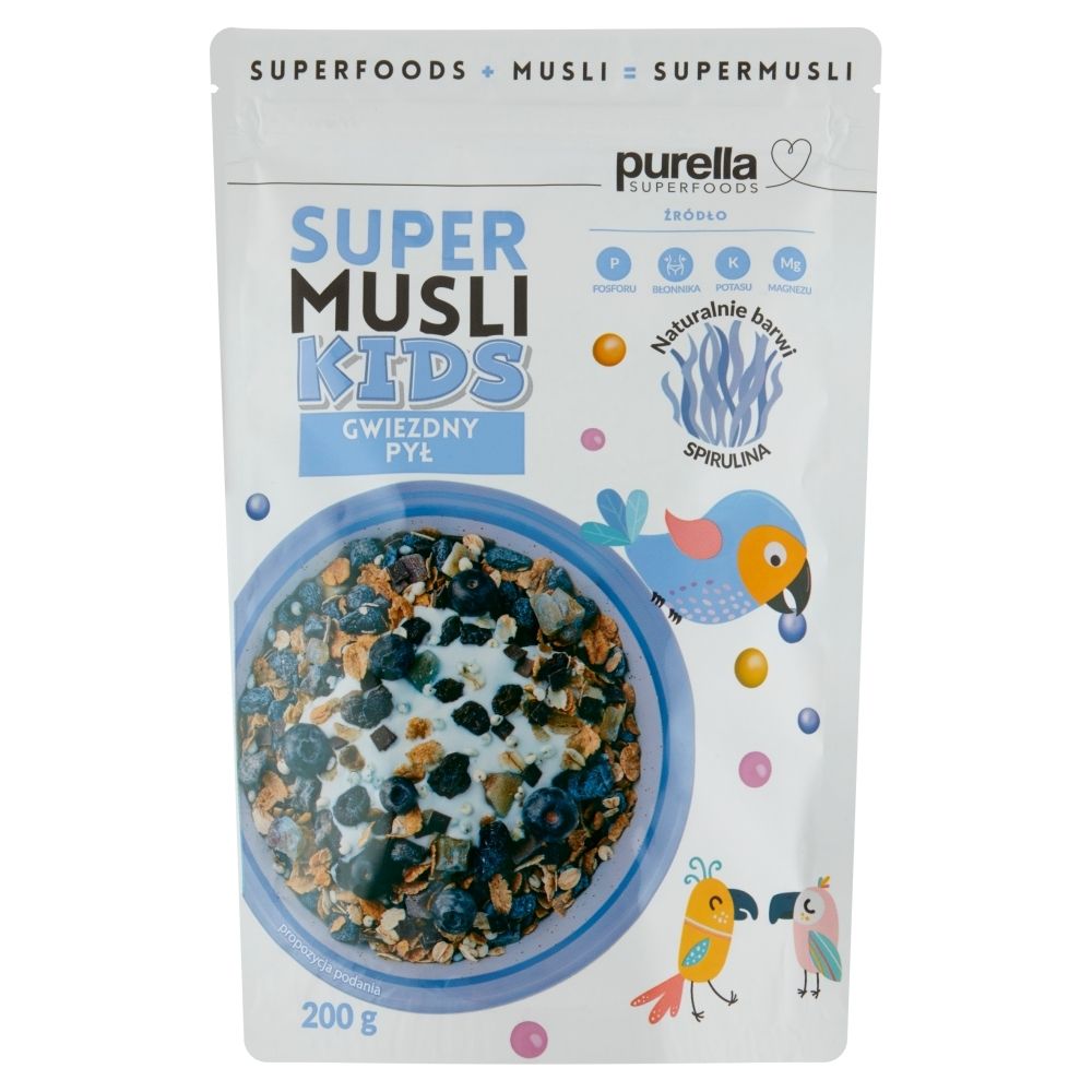 Purella Superfoods Kids Supermusli gwiezdny pył 200 g