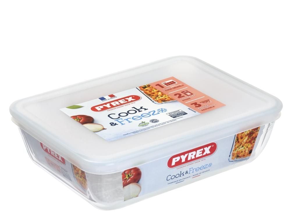 PYREX POJEMNIK PROSTOKĄTNY 1,6l COOK&FREEZE