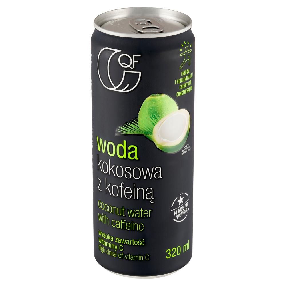 QF Woda kokosowa z kofeiną 320 ml