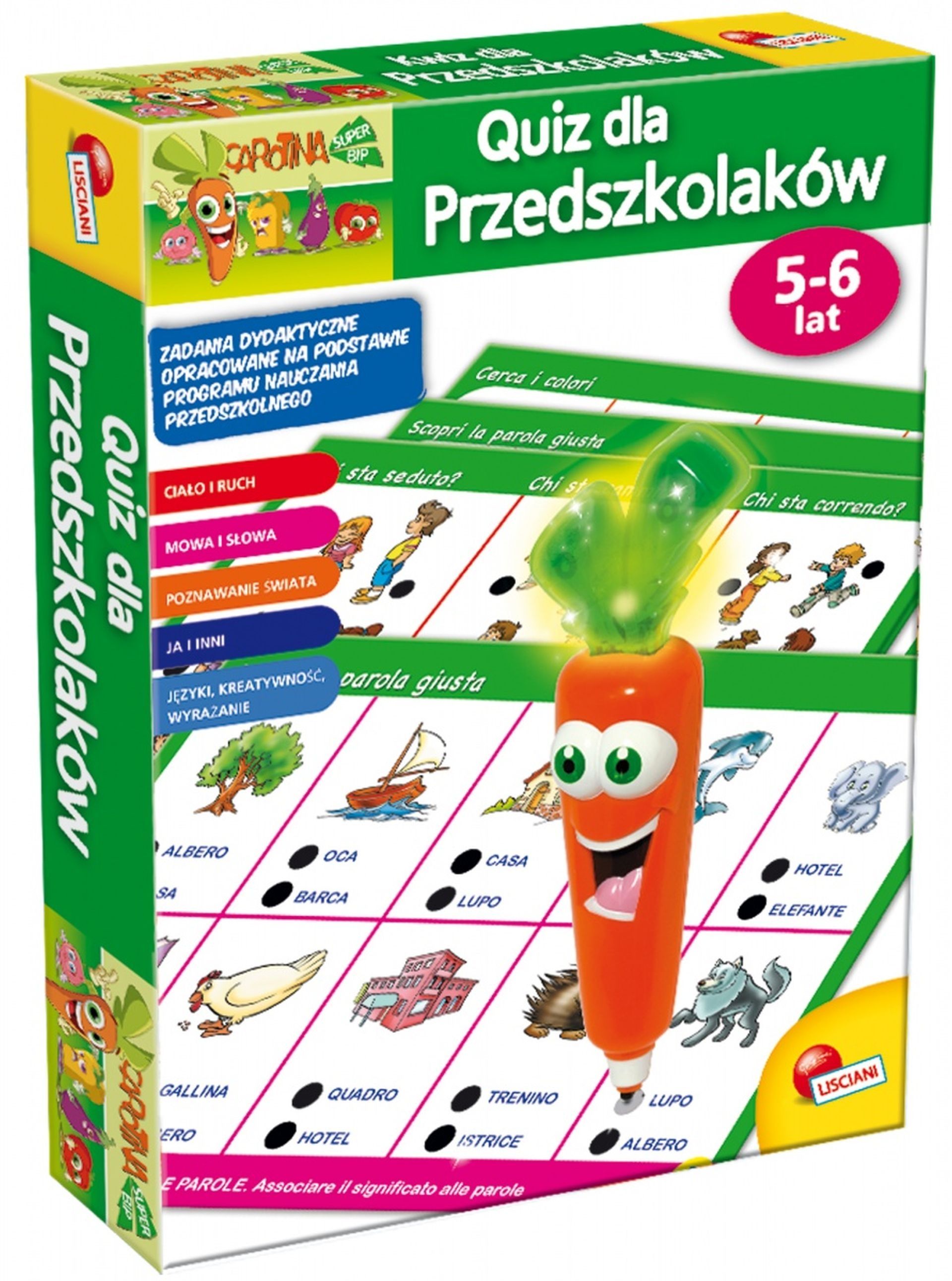 Quiz DANTE Carotina Quiz dla przedszkolaka 1230547
