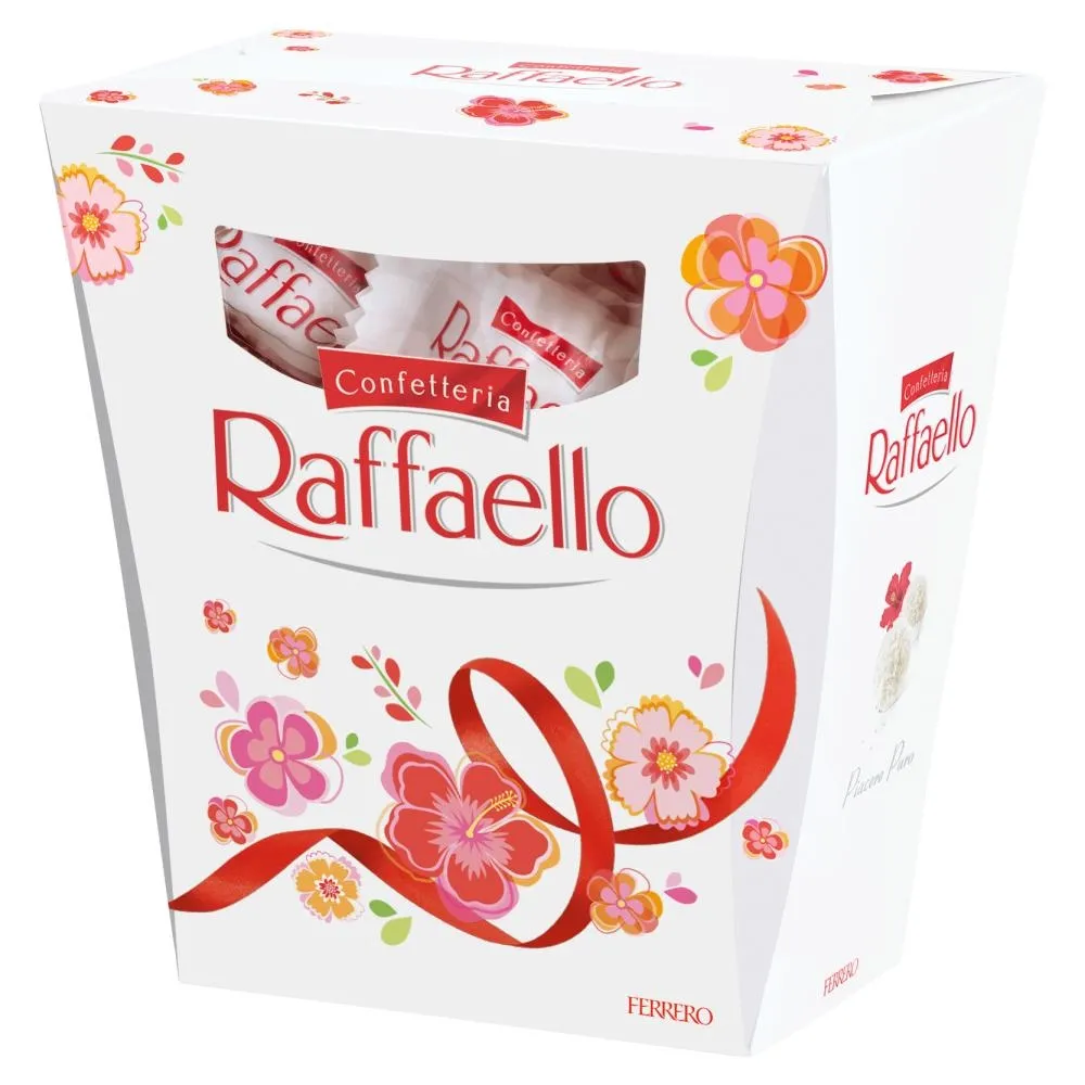 Raffaello Chrupiący wafelek z kokosem i całym migdałem w środku 230 g
