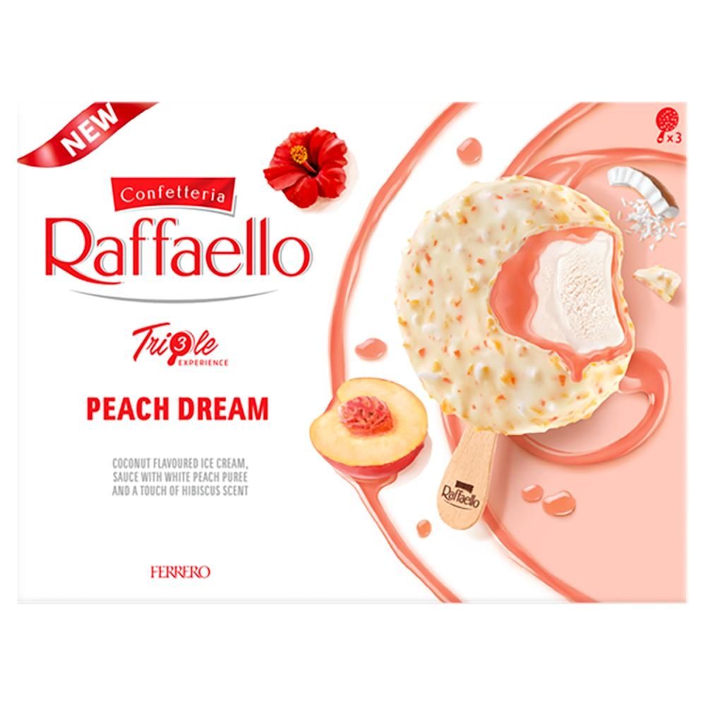 Raffaello Triple Experience Peach Dream Lody 180 ml (3 sztuki)