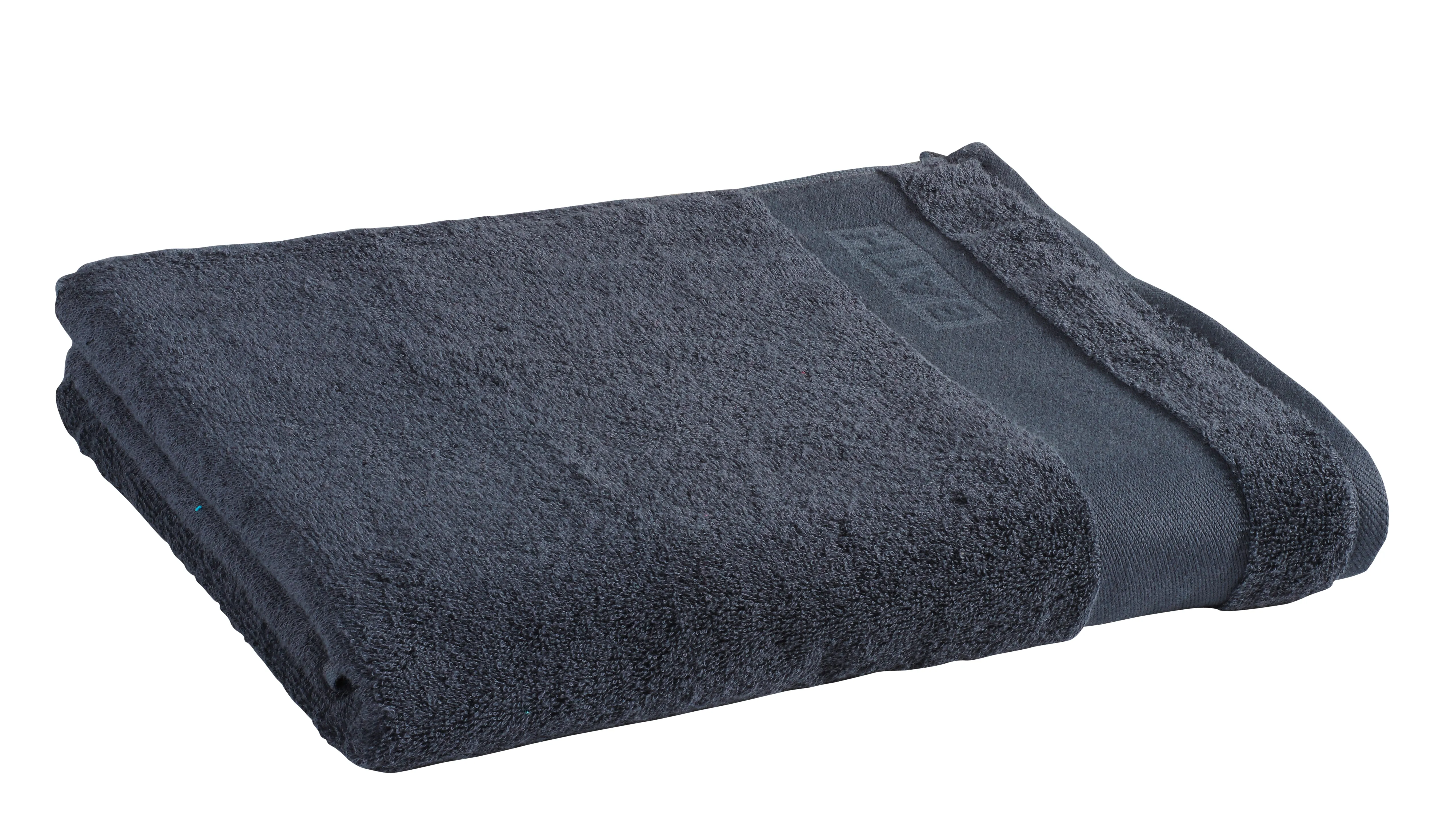 Ręcznik Tex Bath Bawełna Gładki Ciemnoszary 100x150