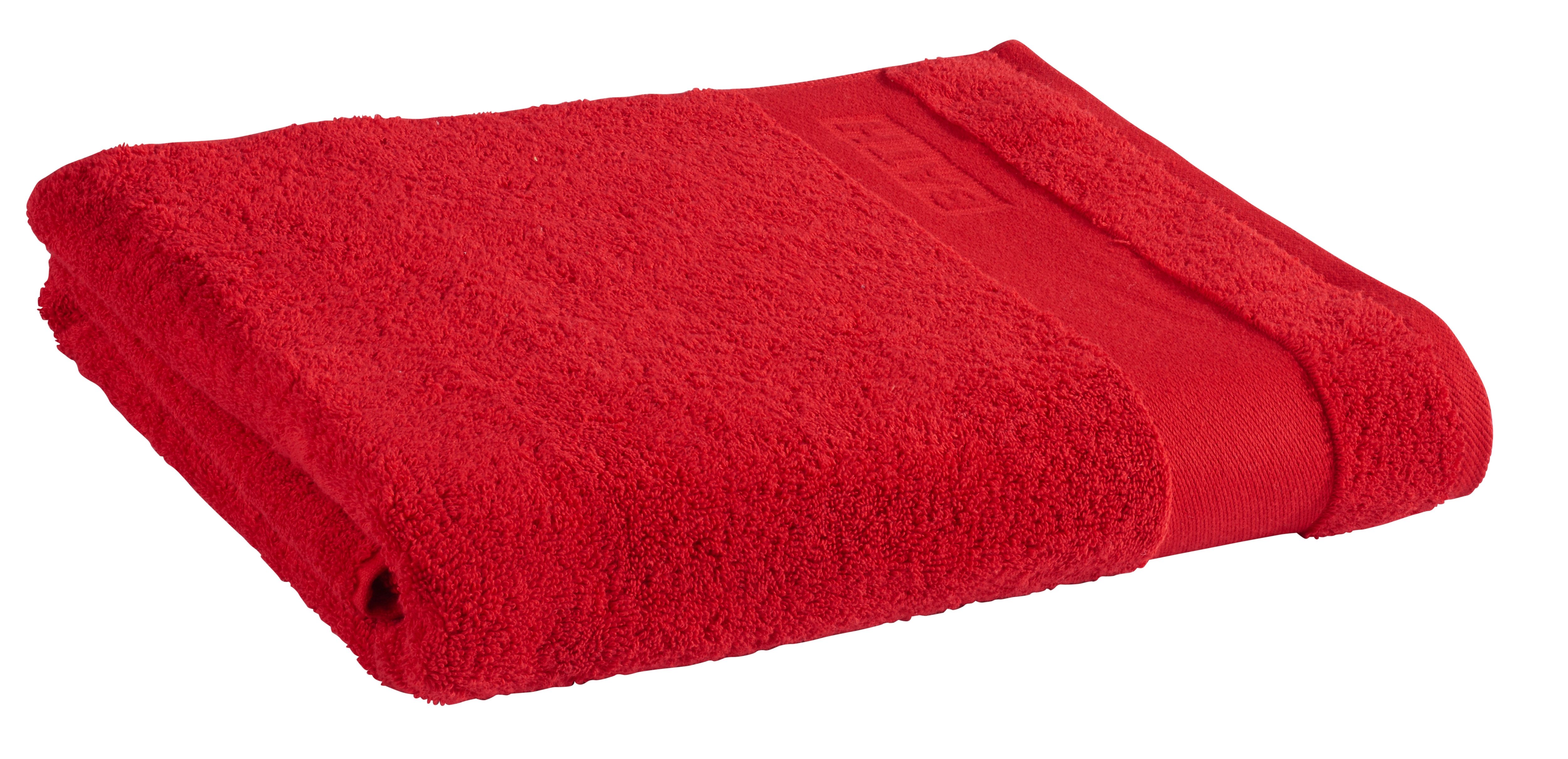 Ręcznik Tex Bath Bawełna Gładki Czerwony 100x150