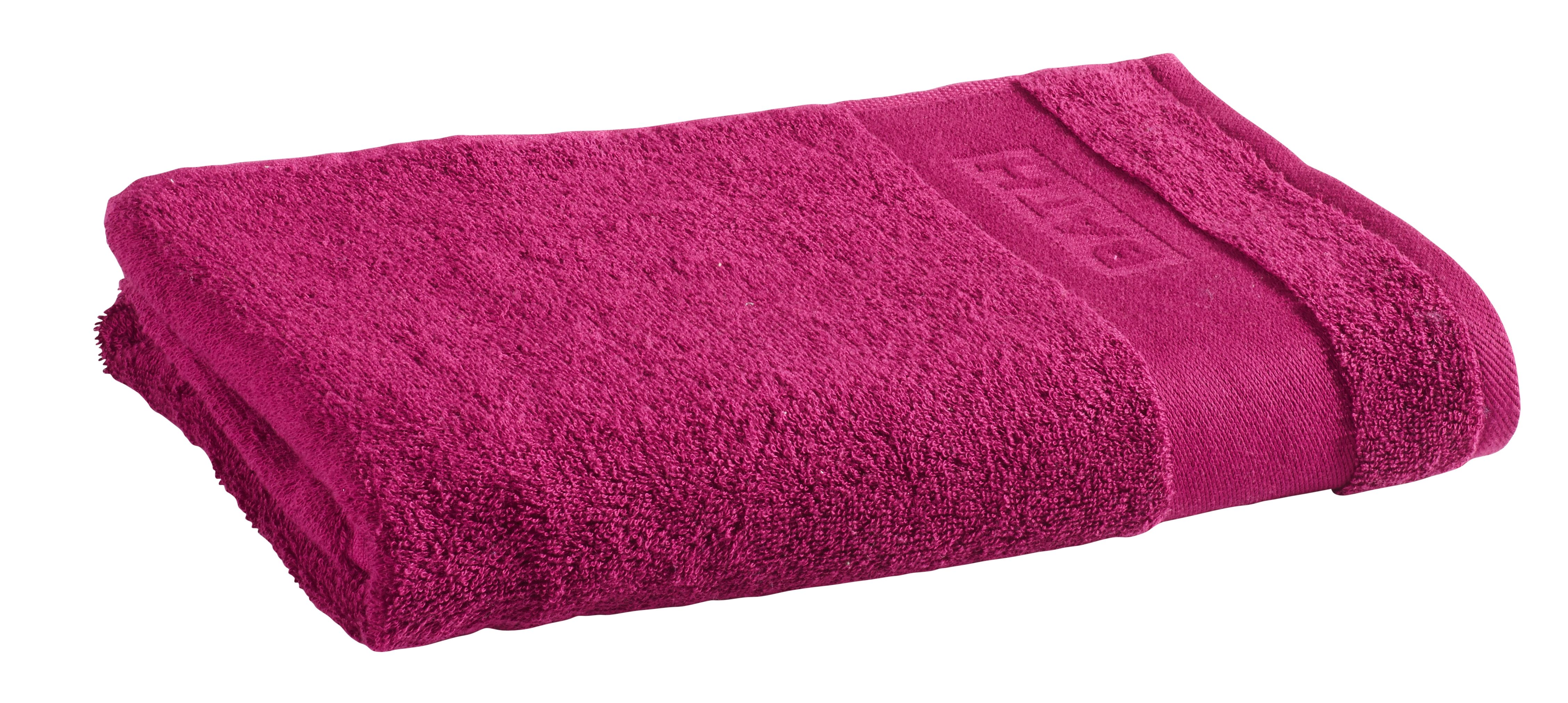 Ręcznik Tex Bath Bawełna Gładki Purpurowy 70x140