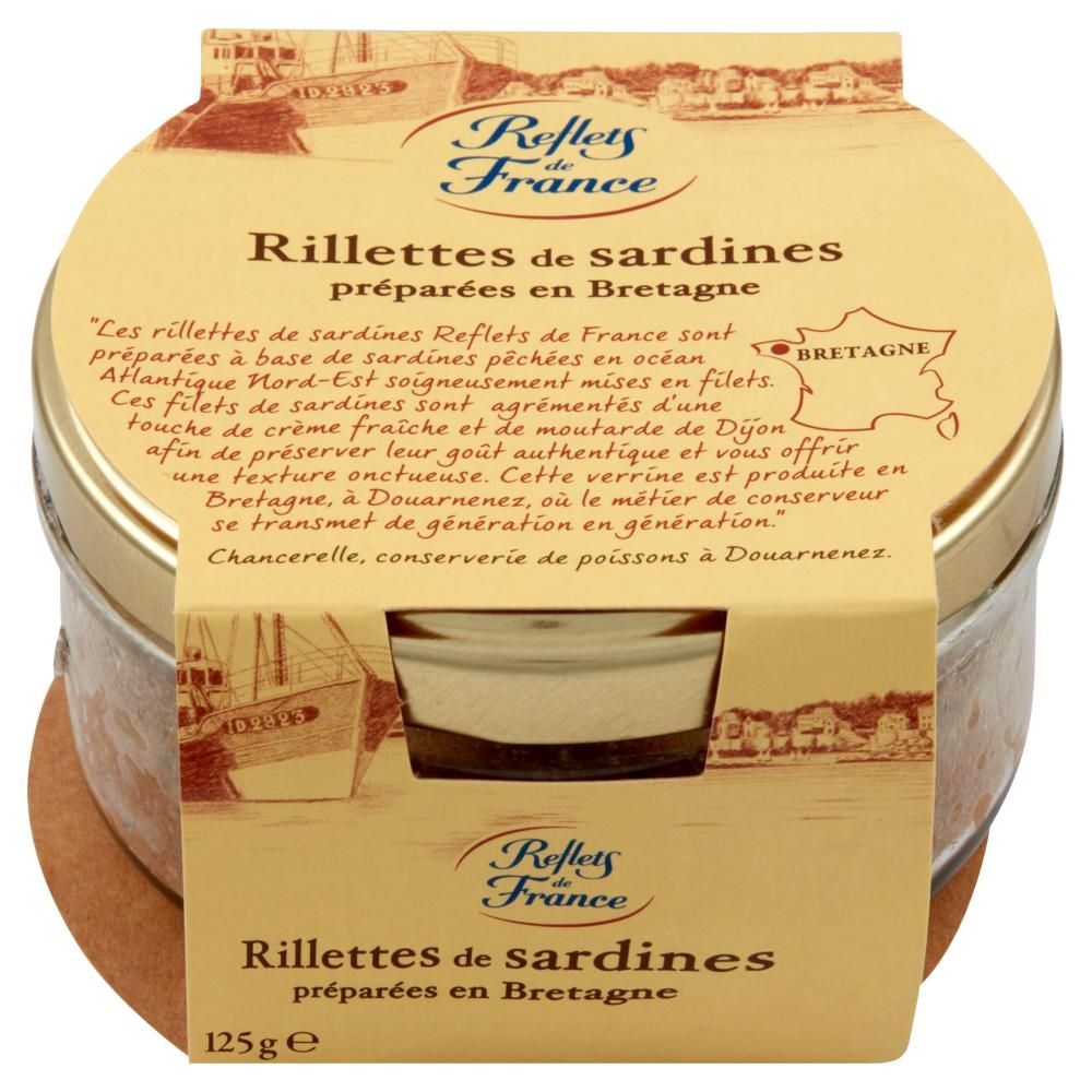 Reflets de France Konserwa z sardynek ze śmietaną crème fraîche i musztardą Dijon 125 g