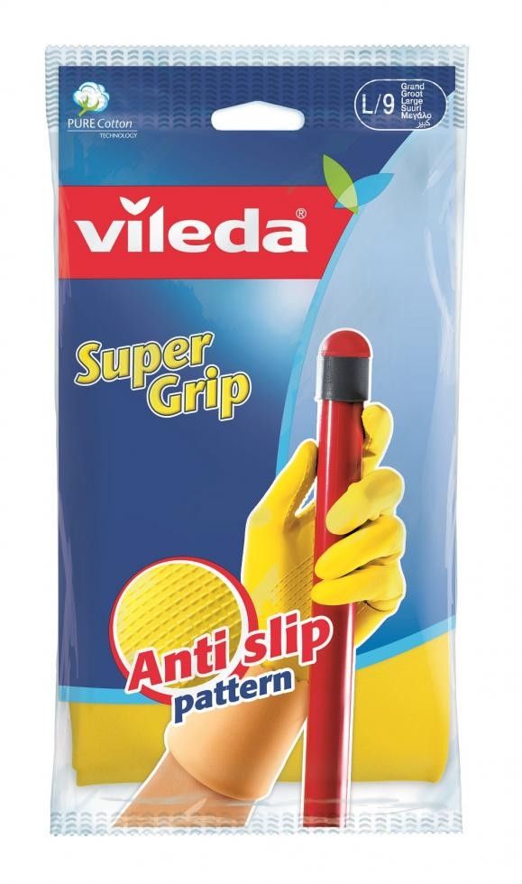 Rękawice wielokrotnego użytku VILEDA Super Grip M