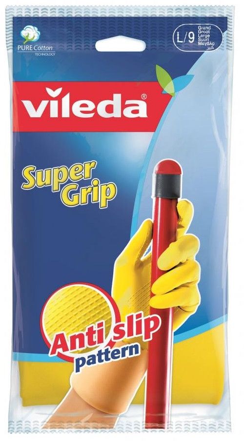Rękawice wielokrotnego użytku VILEDA Super Grip S