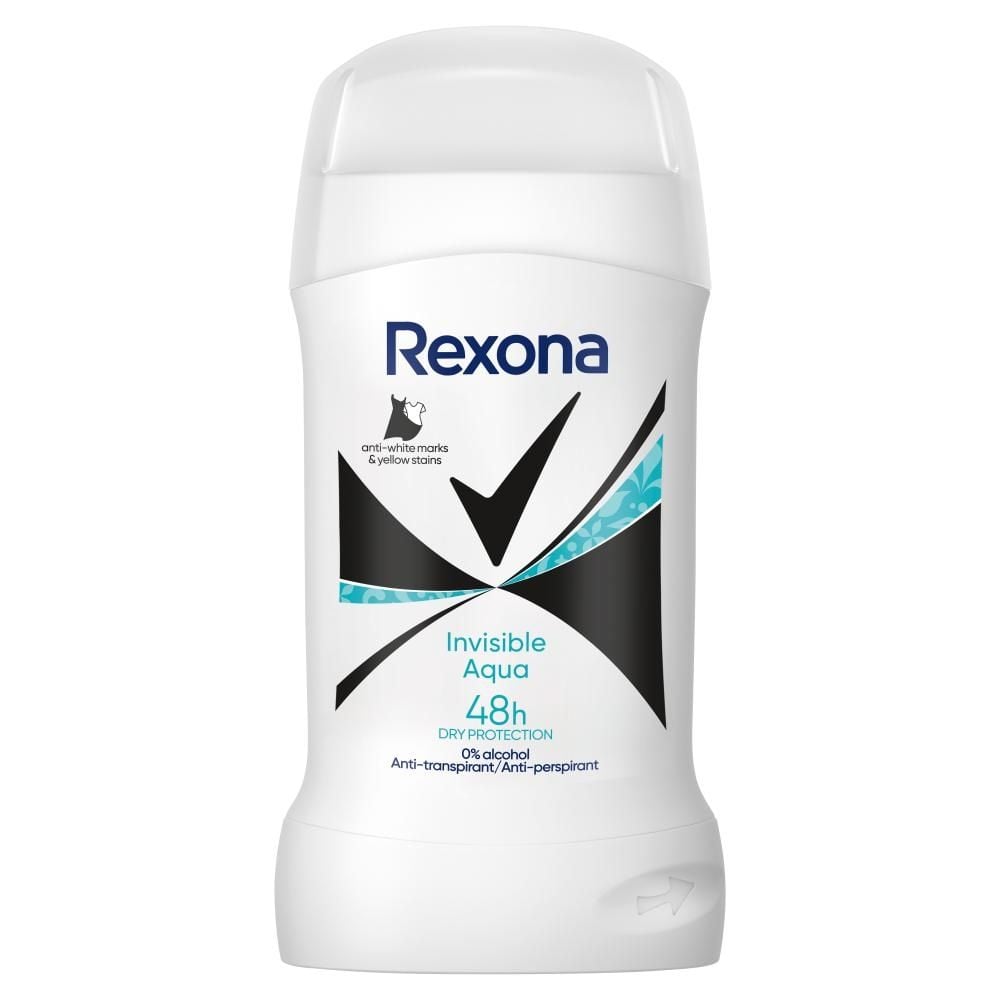 Rexona Invisible Aqua Antyperspirant w sztyfcie 50 ml