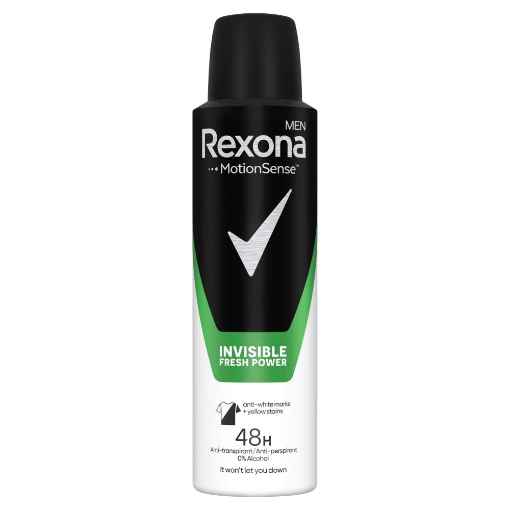 Фото - Дезодорант Rexona Men Invisible Fresh Power Antyperspirant w sprayu 150 ml 
