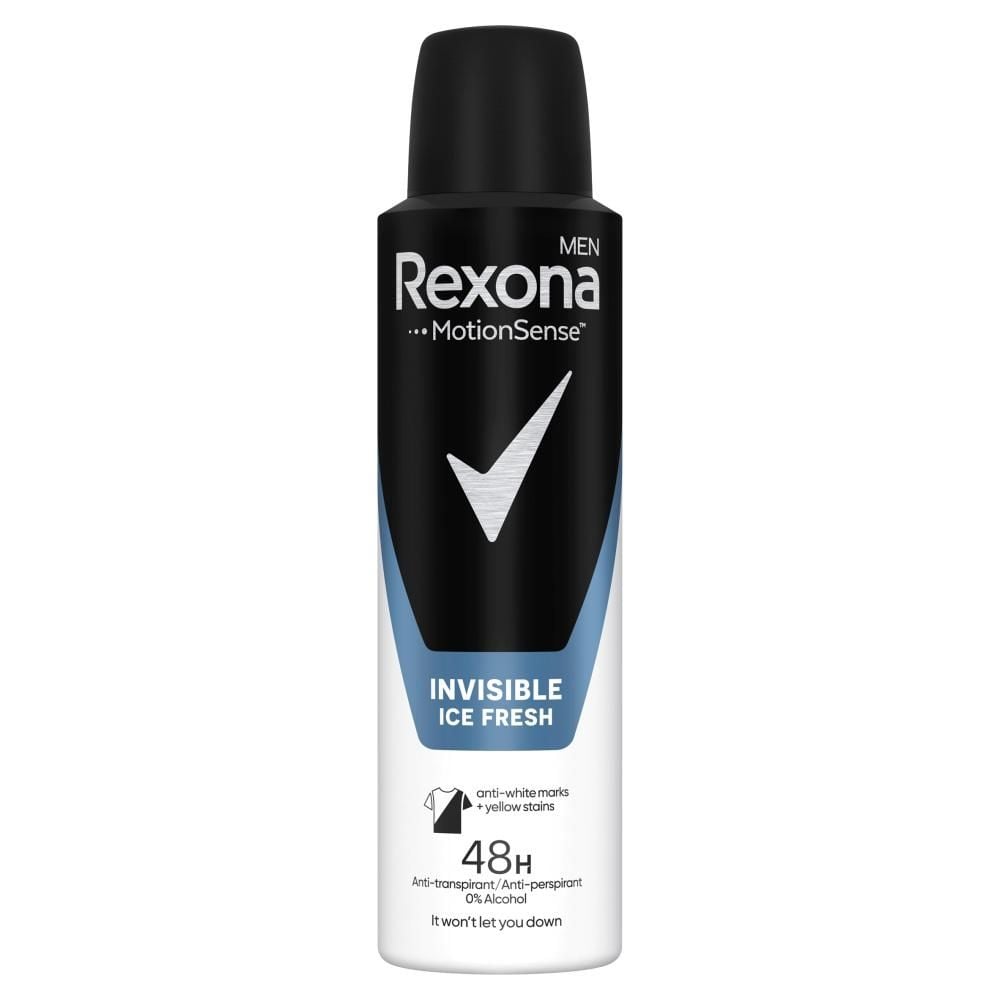 Rexona Men Invisible Ice Fresh Antyperspirant w aerozolu 150 ml