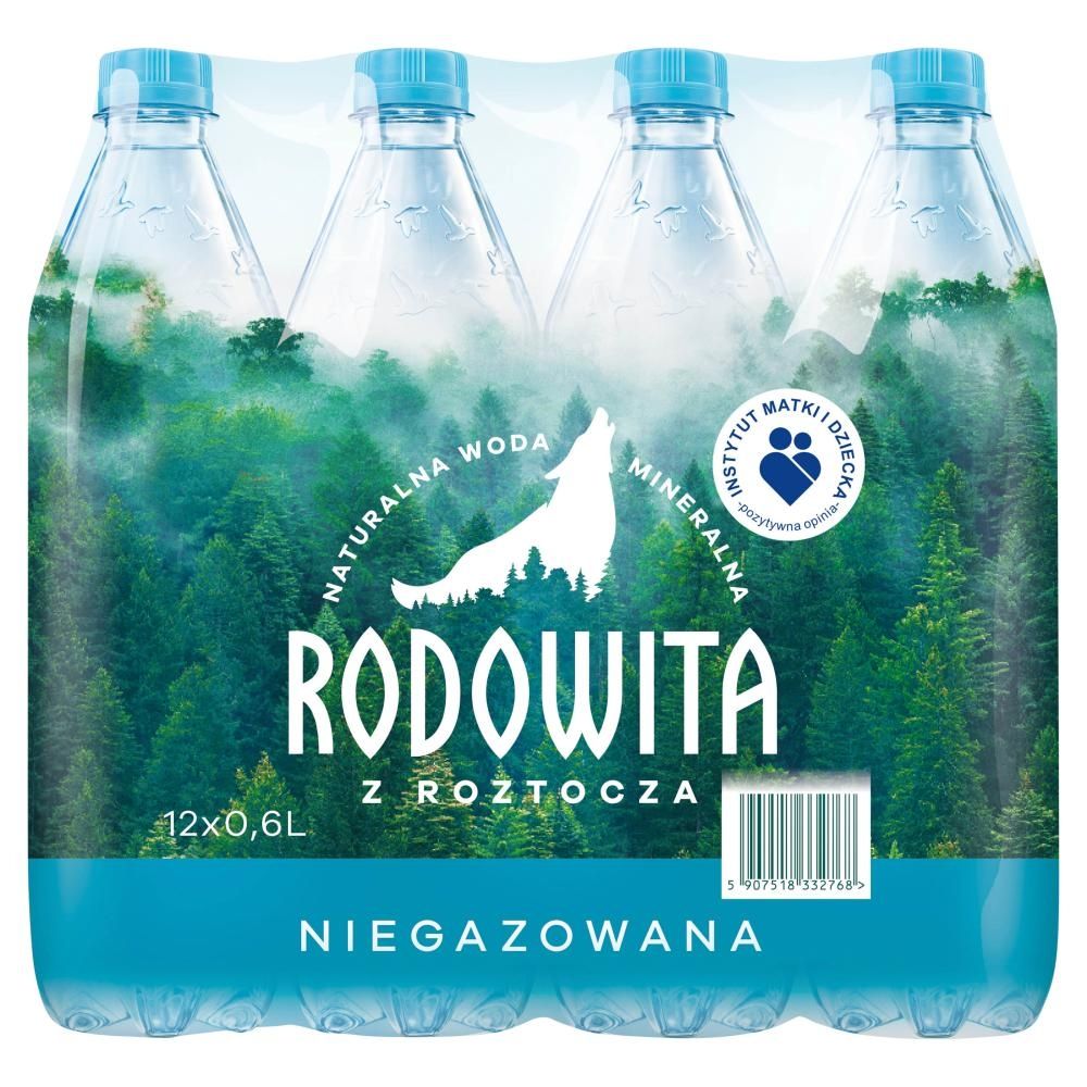 Rodowita z Roztocza Naturalna woda mineralna niegazowana 12 x 0,6 l