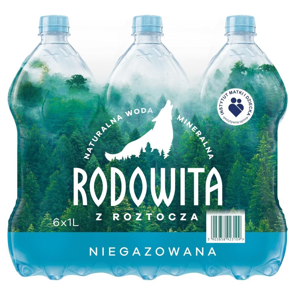 Rodowita z Roztocza Naturalna woda mineralna niegazowana 6 x 1 l