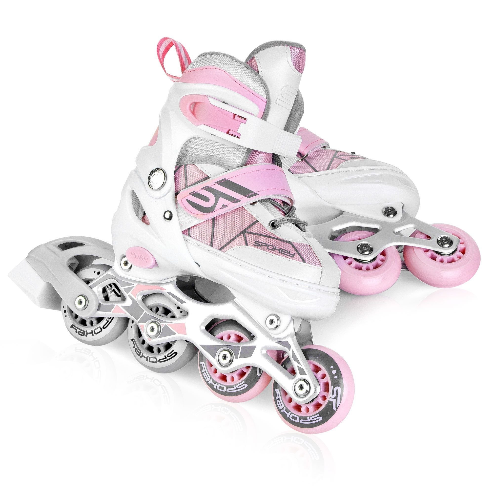 ROLKI ŁYŻWOROLKI SPOKEY TONY r. 33-37 ABEC7 Carbon