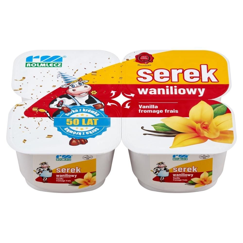 Rolmlecz Serek waniliowy 4 x 150 g