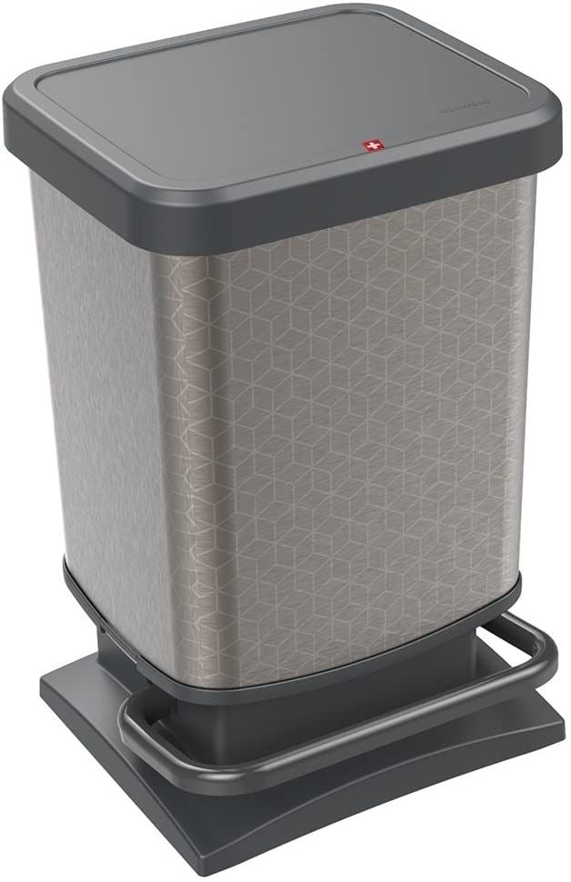 Rotho Paso Kosz na śmieci z pedałem 20 l hexagon