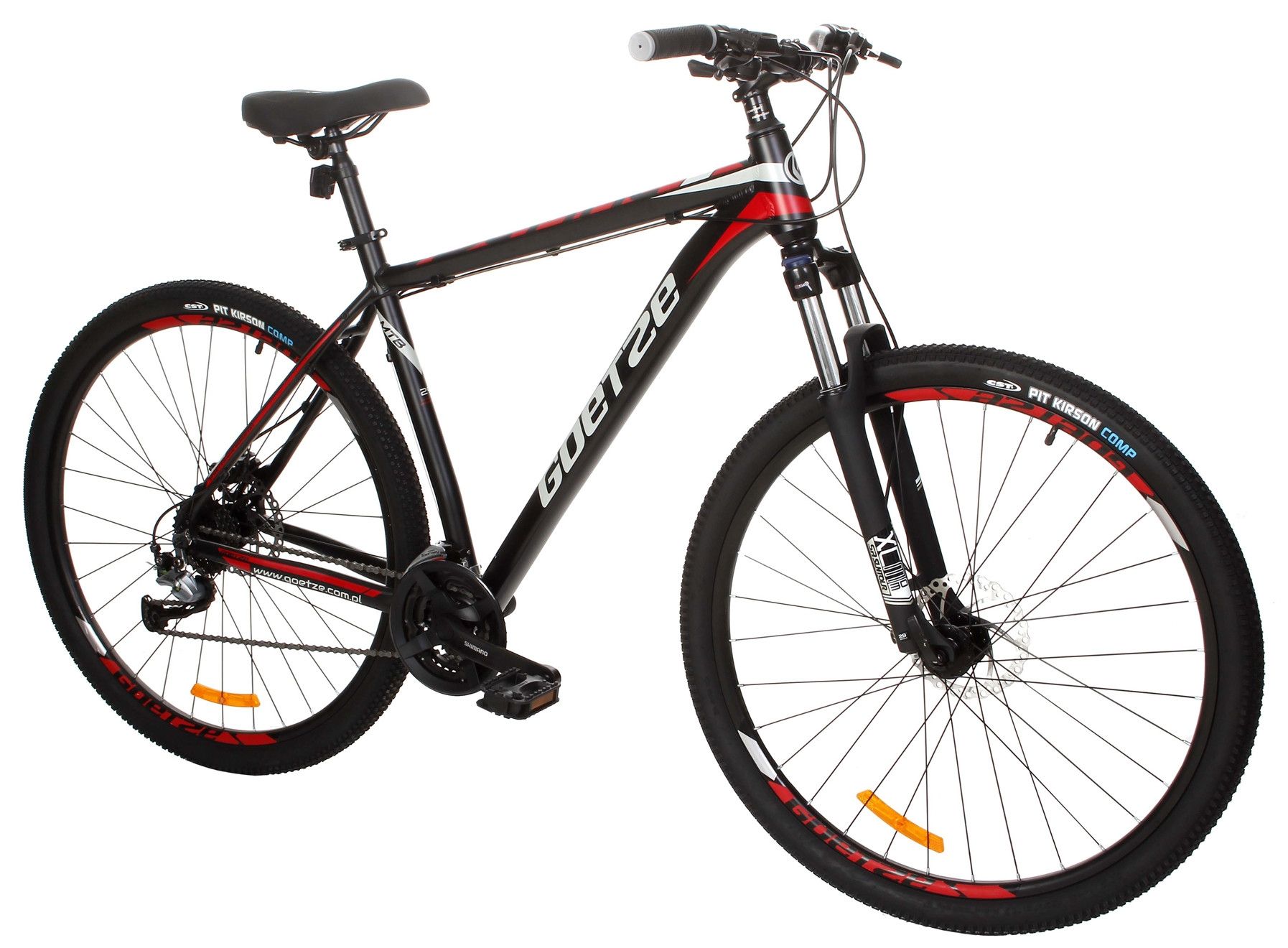 Rower cross country GREEN BIKE 27.5 MTB ALU 24B Define  Czarno-czerwony RGO102724-822101