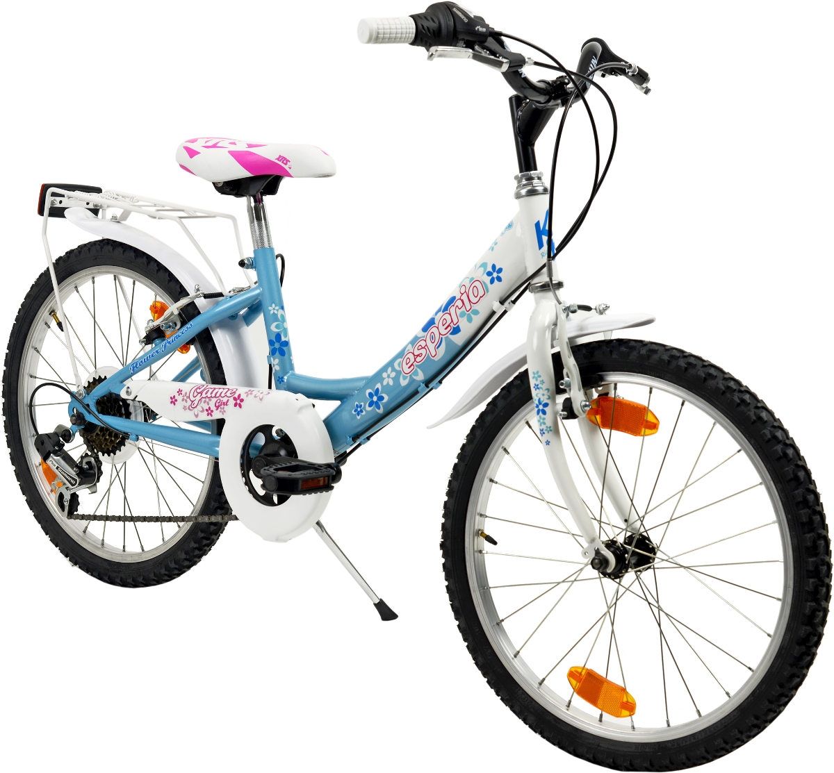 Rower dziecięcy BOTTARI 20 cali MTB Happy Girl 6B Niebieski R9200D