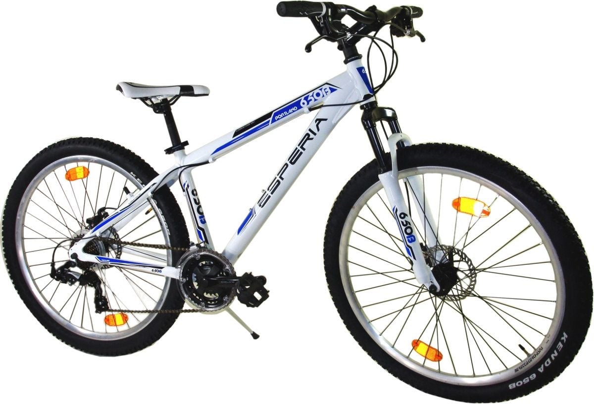 Rower górski BOTTARI 27.5 cala MTB Portland Alu 21B Biały RE7100D