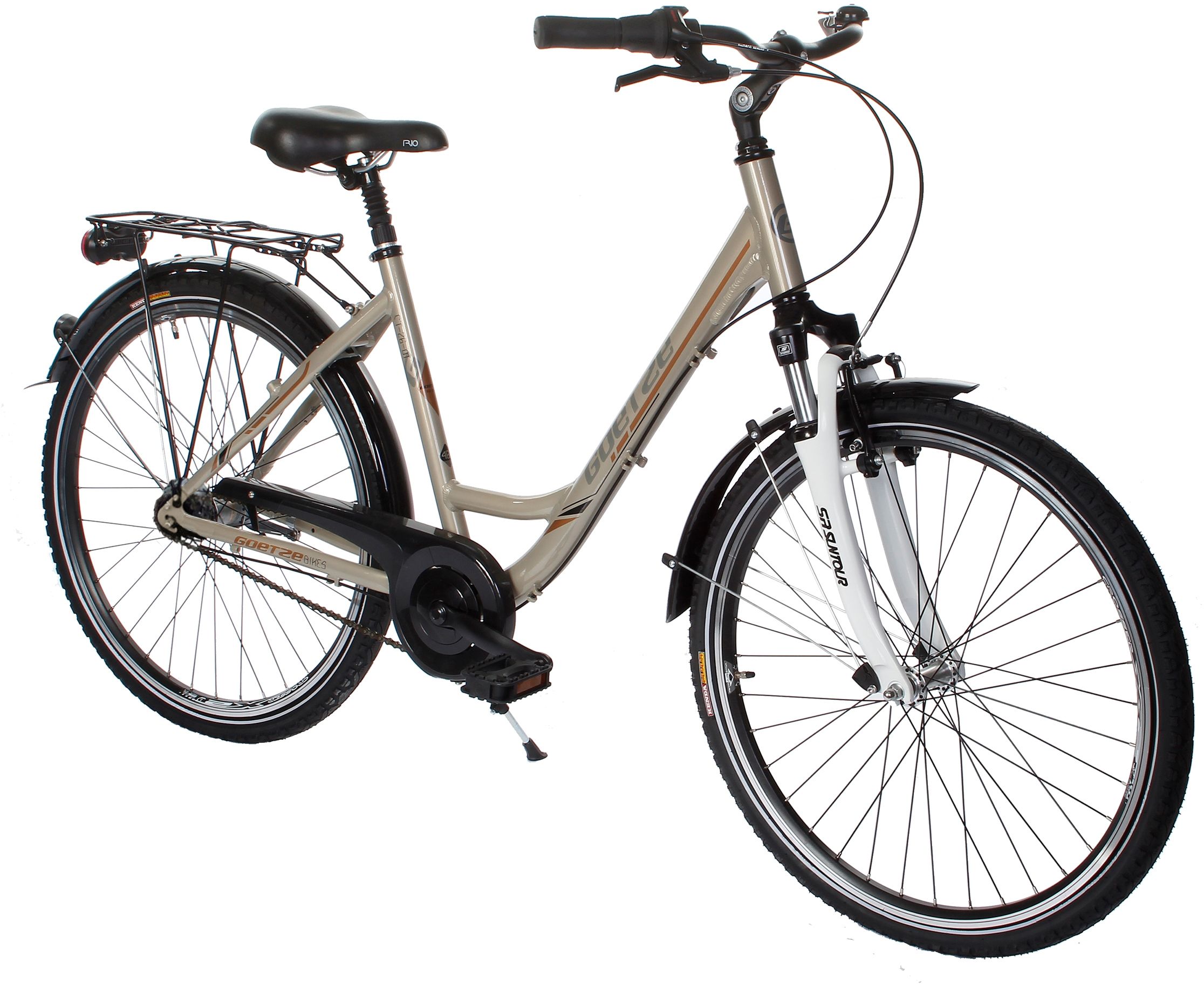 Rower miejski GREEN BIKE 28 CTB ALU 7B Nexus Venezia Złoty RGO062807-822101