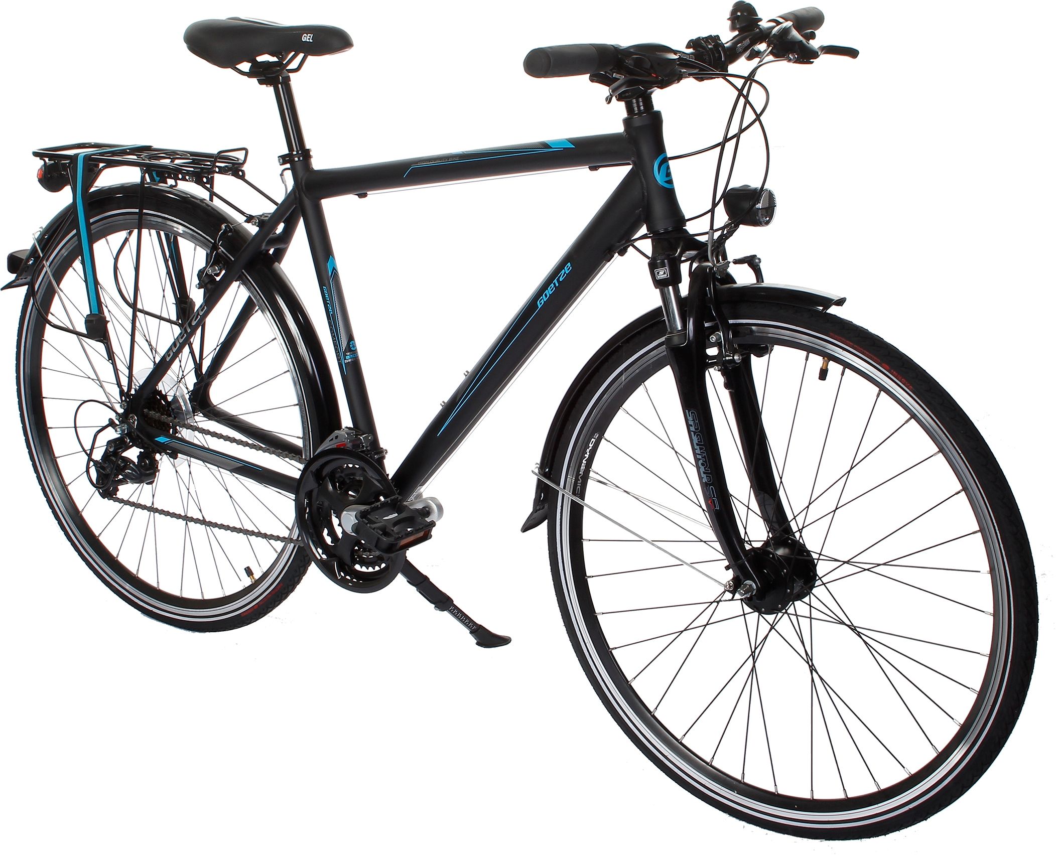 Rower trekkingowy GREEN BIKE 28 TRK ALU 21B Barcelona Deore M Czarny RGO082824-822001