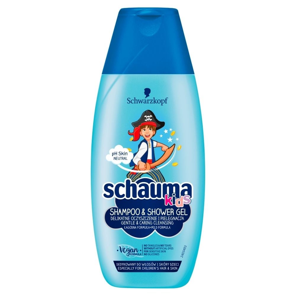 Schauma Kids Szampon i żel do mycia ciała 250 ml