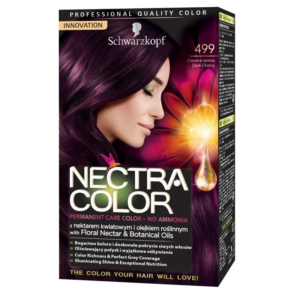 Schwarzkopf Nectra Color Farba do włosów Ciemna wiśnia 499