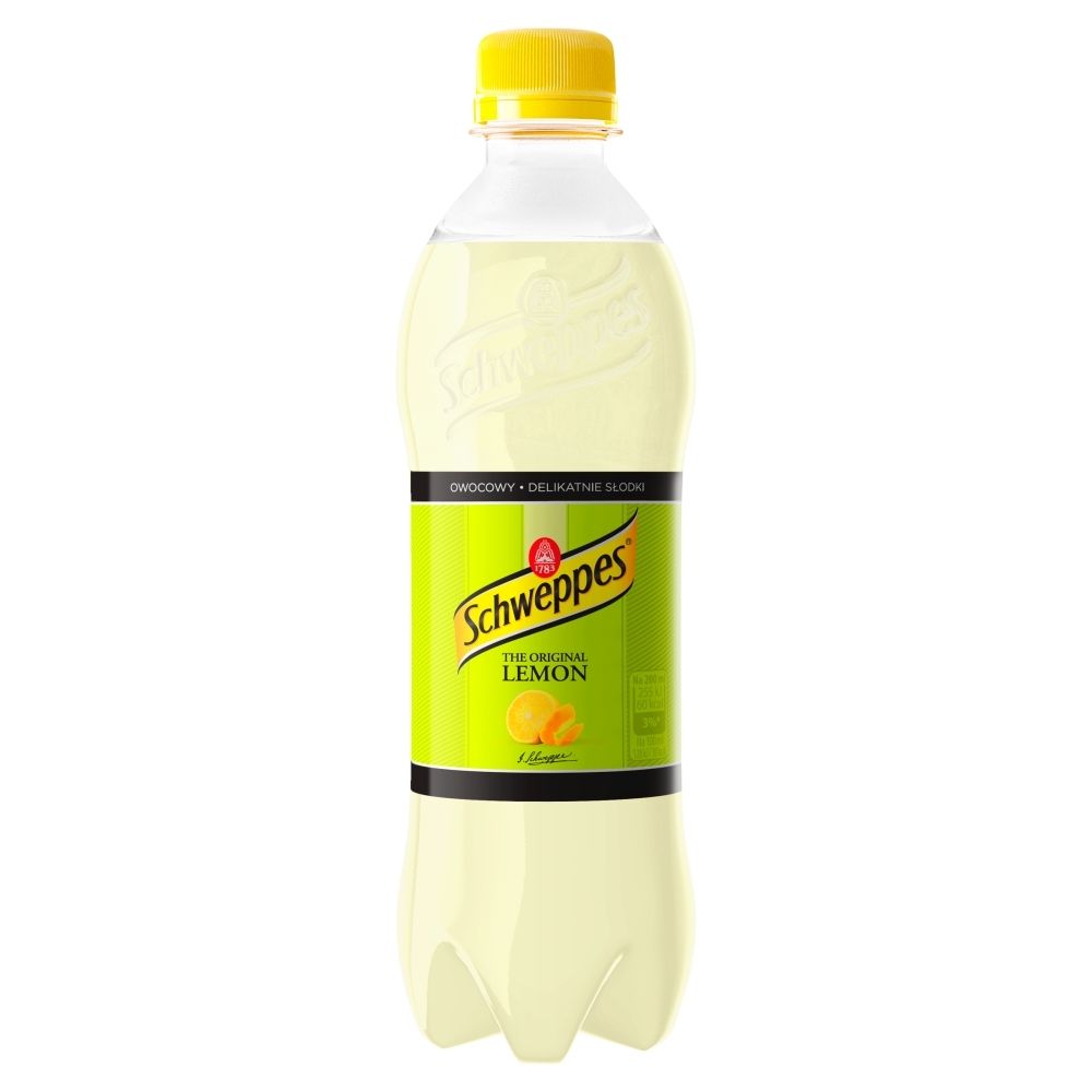 Schweppes Lemon Napój gazowany 0,45 l
