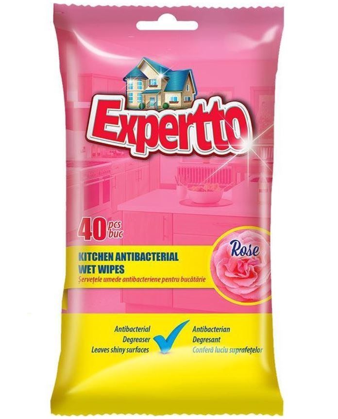 Ściereczki Antybakteryjne Kuchenne Expertto 40 szt