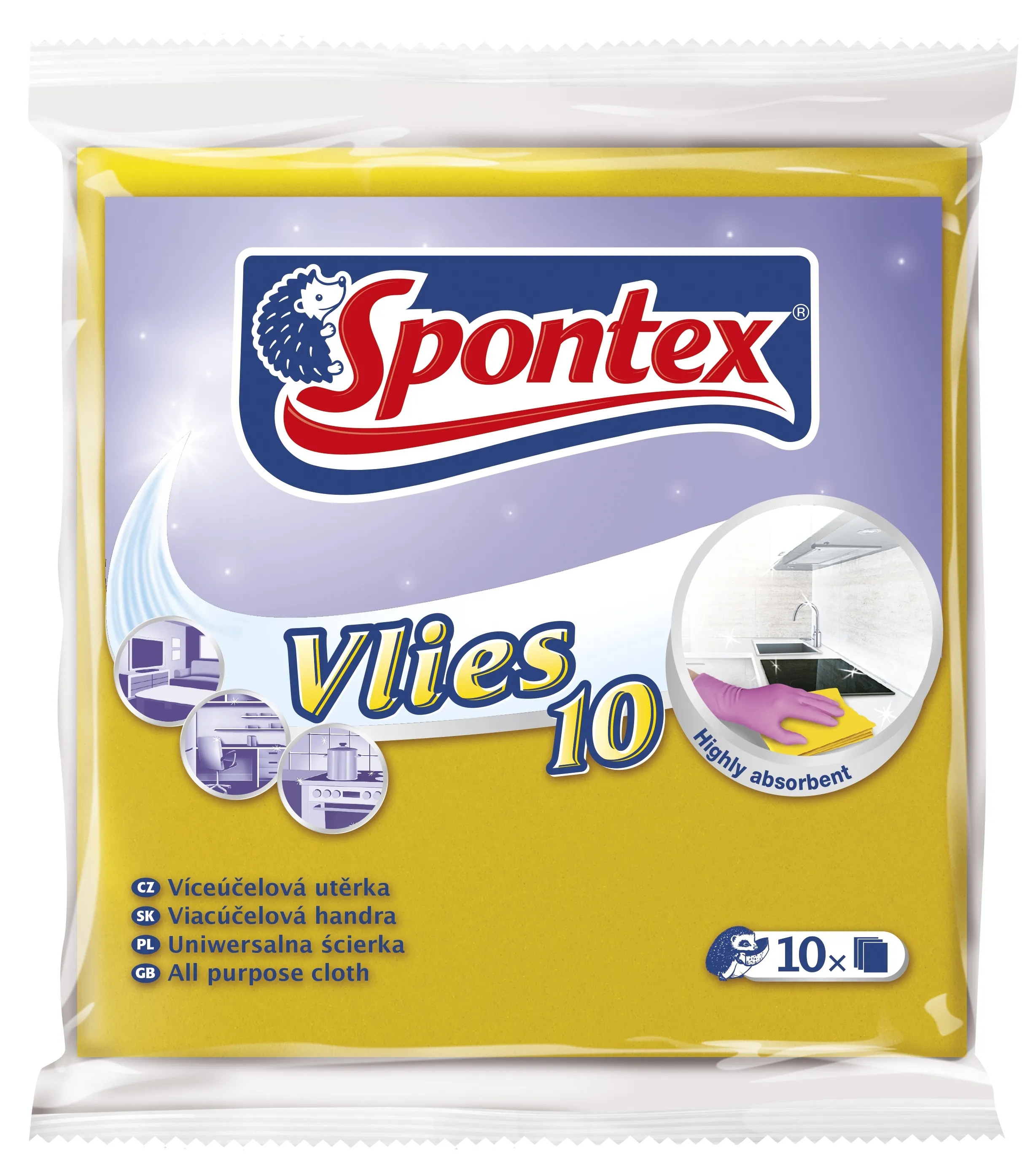 Ściereczki Uniwersalne Spontex Vlies 10 sztuk