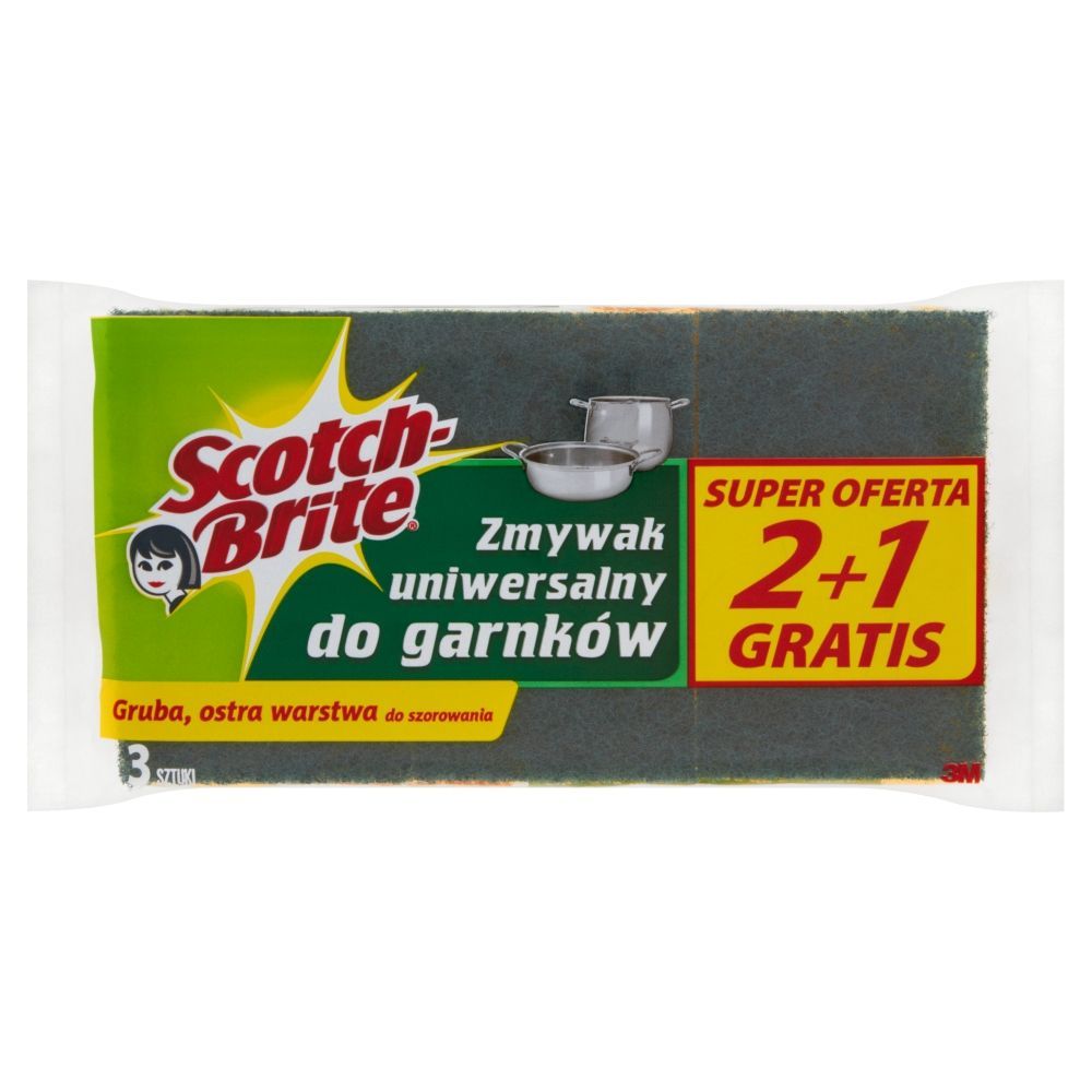 Scotch-Brite Zmywak uniwersalny do garnków 3 sztuki