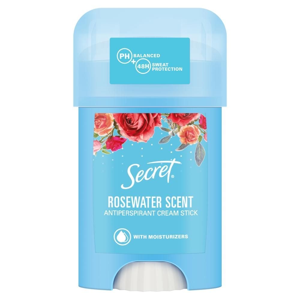 Secret Rosewater Kremowy antyperspirant w sztyfcie dla kobiet 40ml