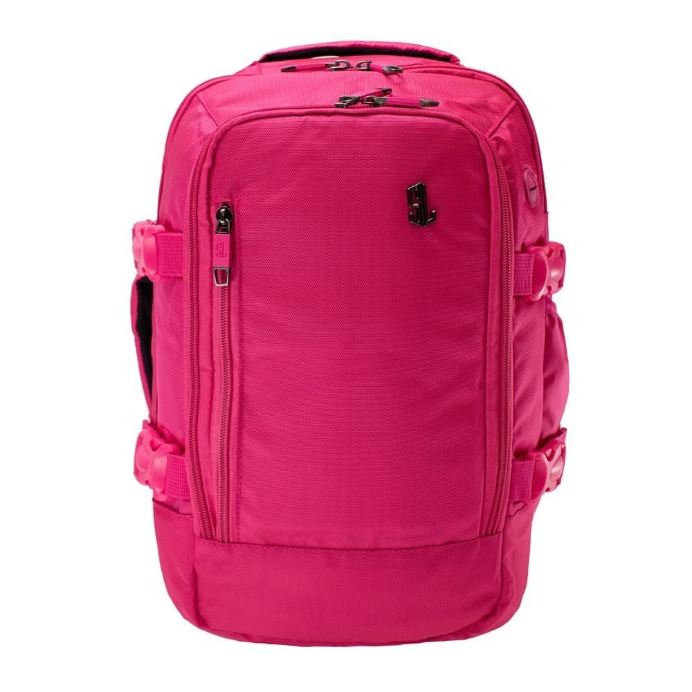 Semi Line Plecak bagaż podręczny do linii lotniczych 40x25x20 cm magenta