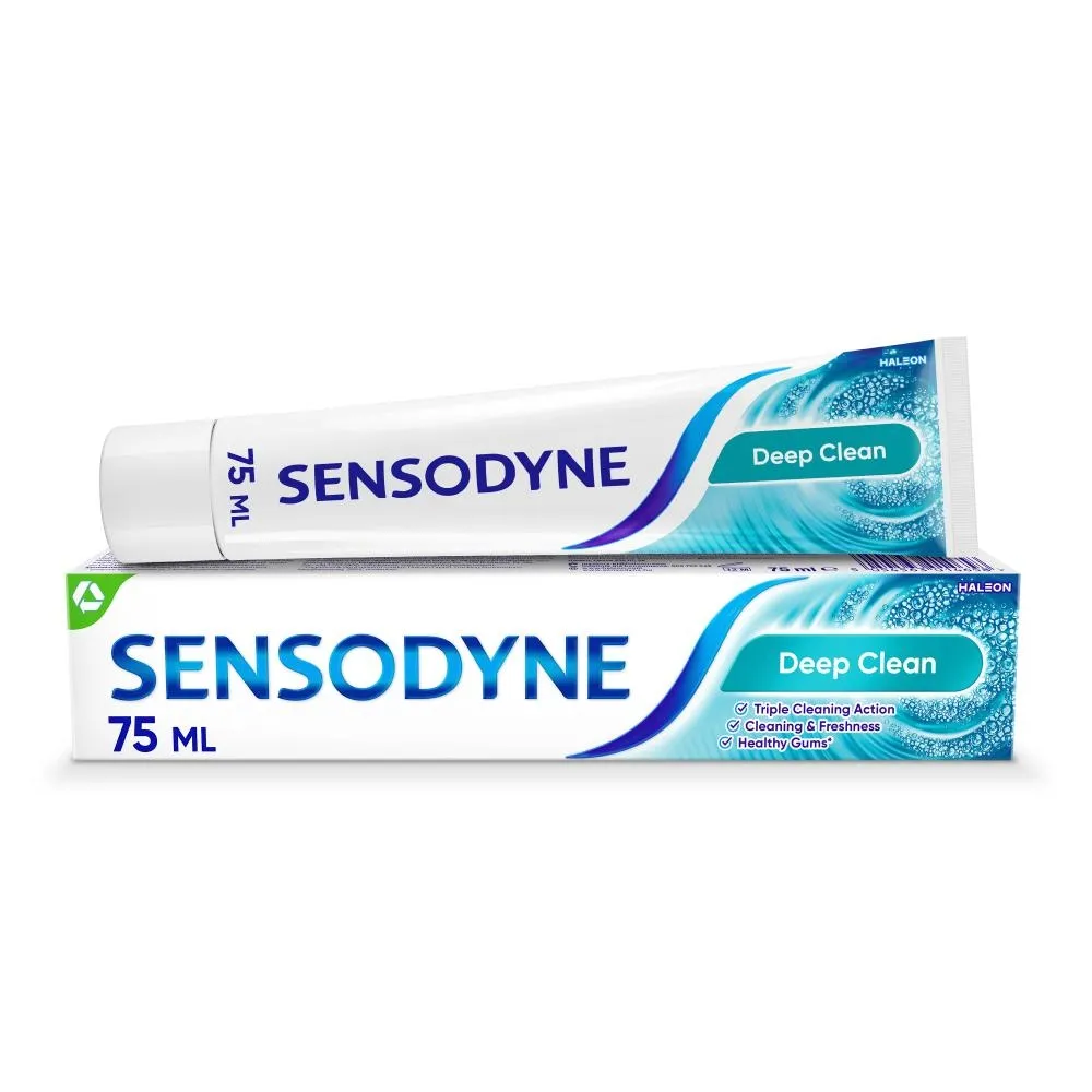 Sensodyne Deep Clean Pasta do zębów z fluorkiem 75 ml
