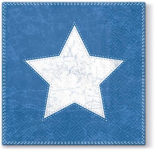 Serwetki PAW Bright Star Denim 33 x 33 cm (20 sztuk) SDL058905